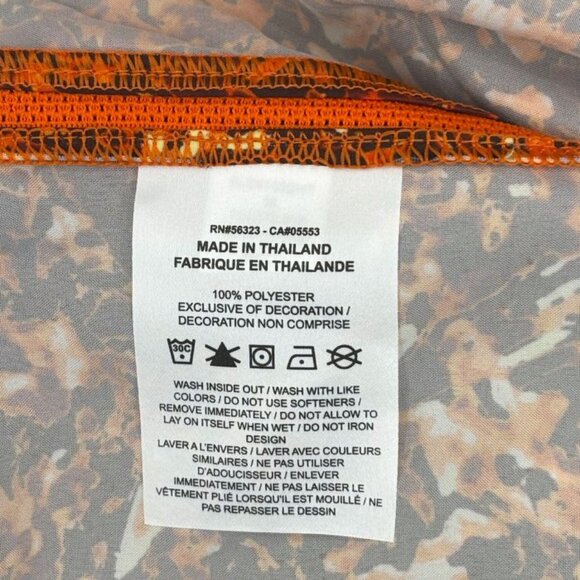 Boy's XL Nike Standard Fit Training Athletic Shorts Orange Fire Camo Design NWT - Picture 6 of 6